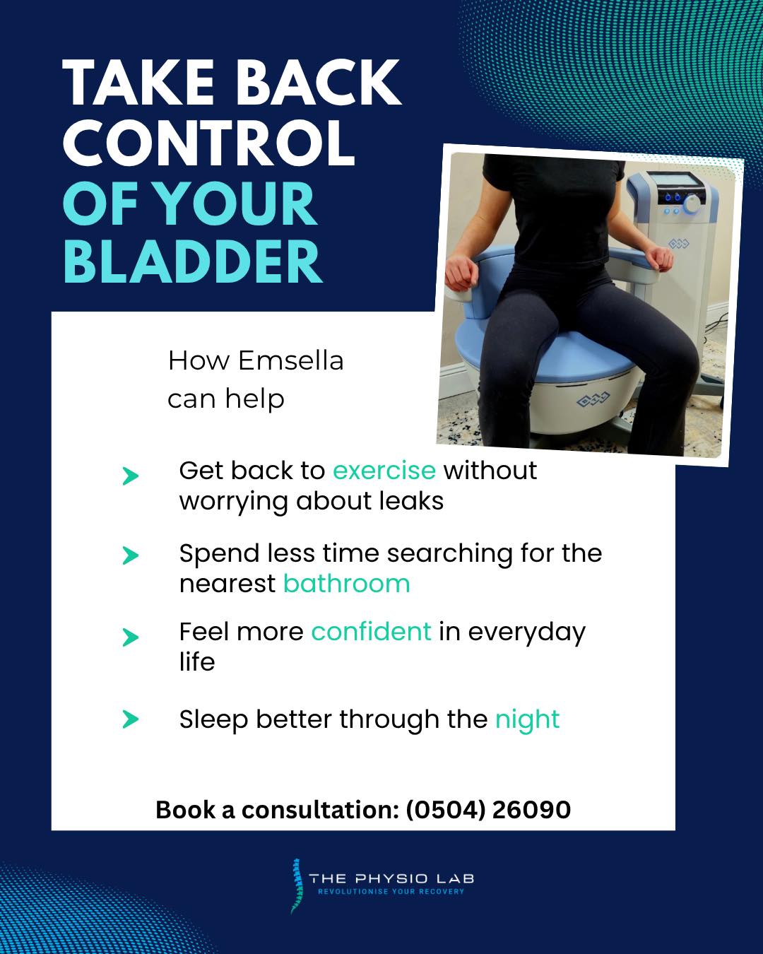 💧 Bladder leaks may be common, but they're not something you have to live with.
Take the first step towards better bladder control.
📞 0504 26090
#thephysiolab #btlireland #btlemsellachair #thurles #tipperary